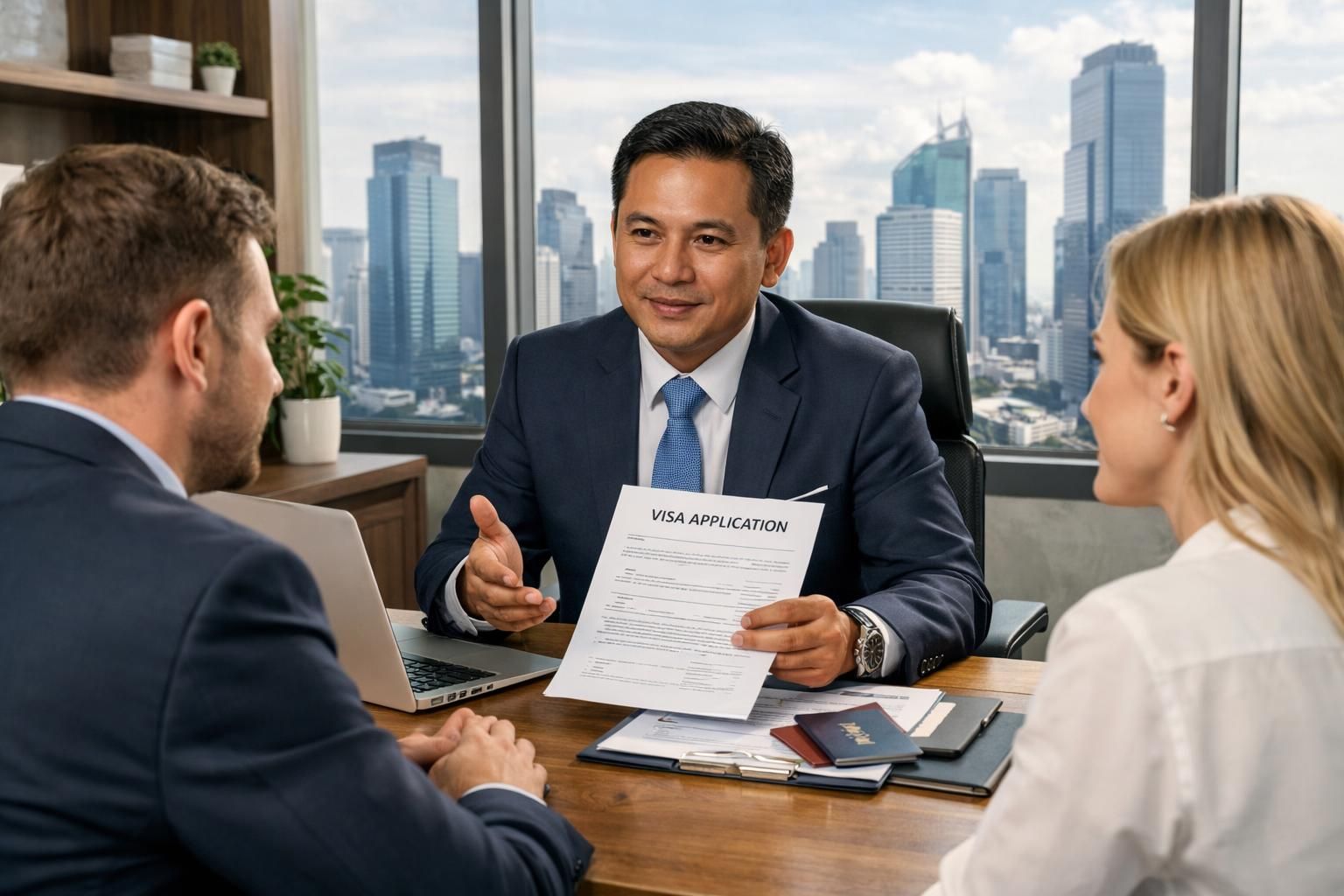 konsultan visa bisnis profesional di jakarta selatan yang membantu perusahaan asing dalam pengurusan visa dengan cepat dan mudah.